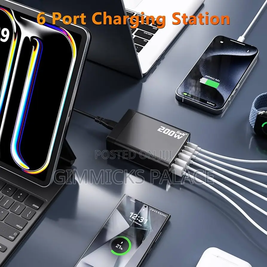 Usb C Charger 200w, Gan 6