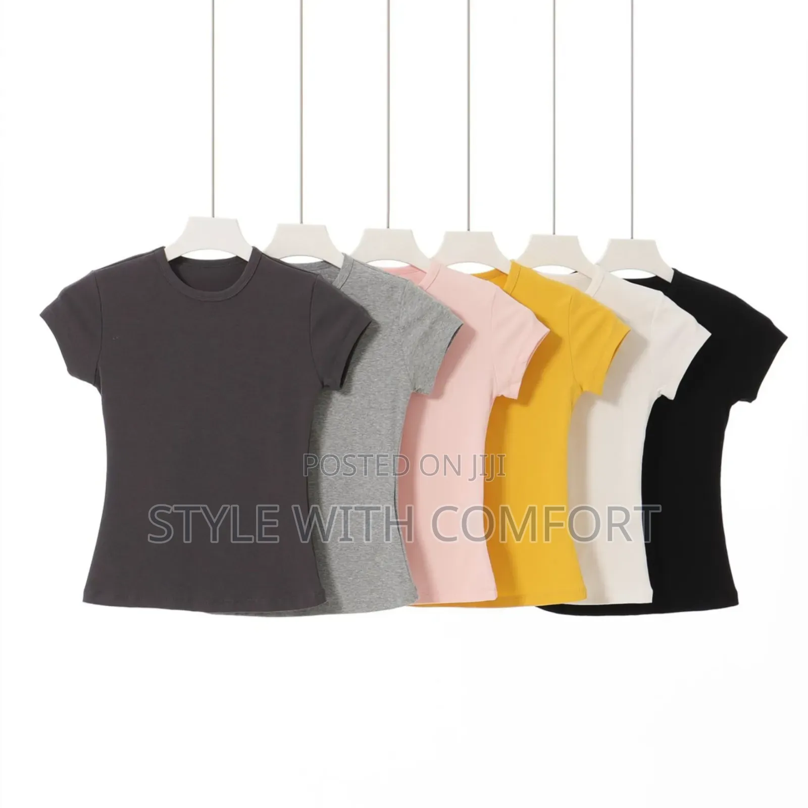 Cotton Basic Tops- Ladies Fitted T-Shirts