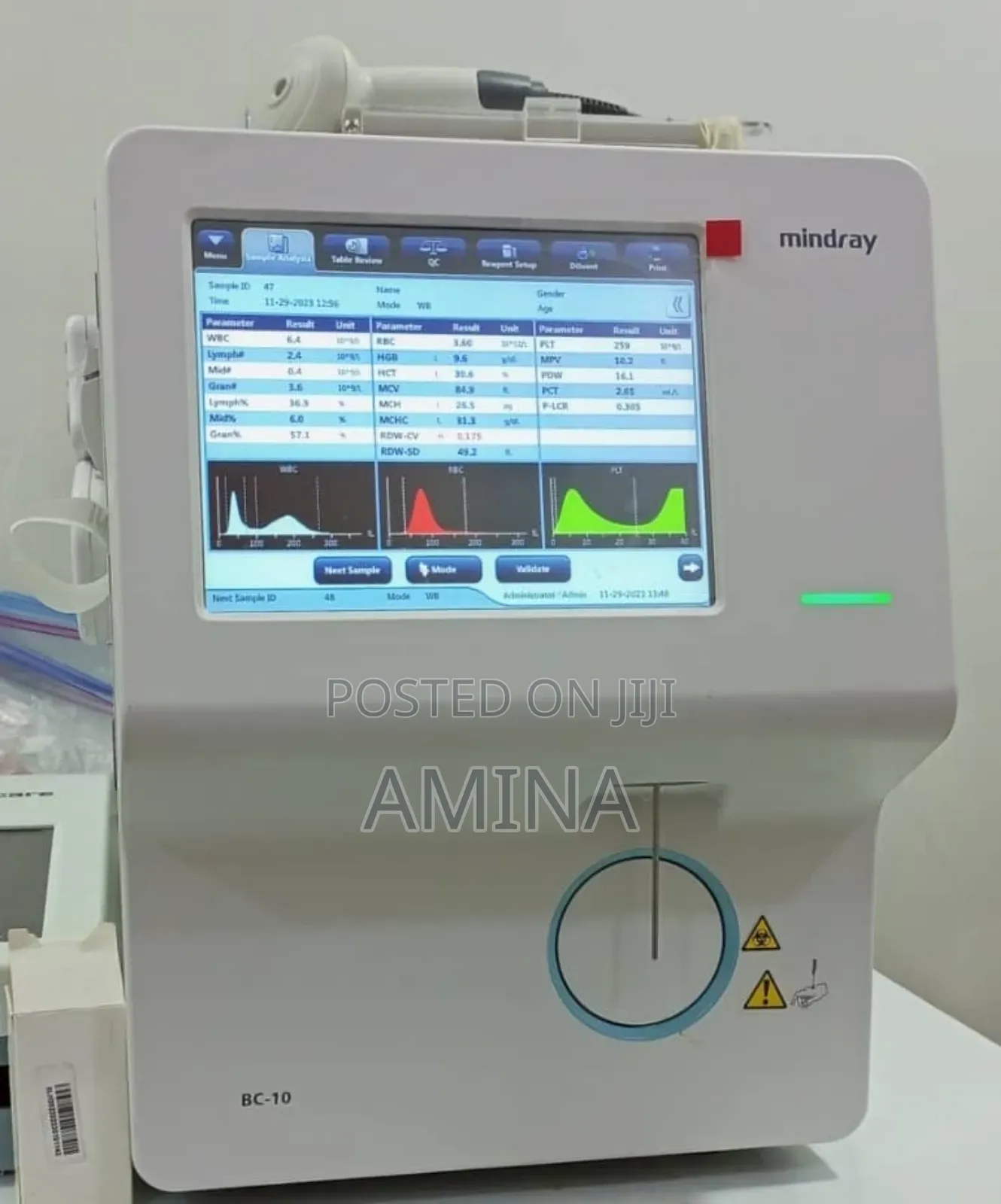 Hematology 3 Part Analyser