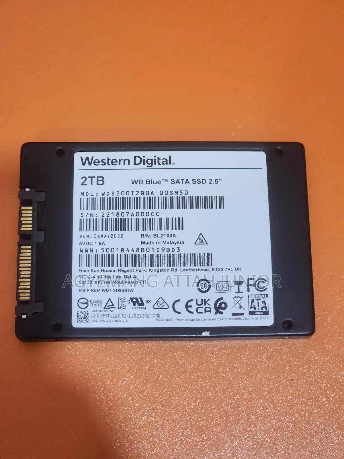Solid State Drive 2tb ... Original From Usa