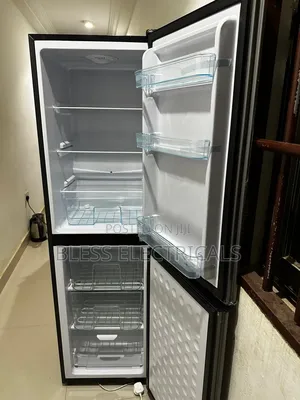Nasco Nasd2-24fl Double Door Fridge Bottom Freezer - 196 Litre Silver