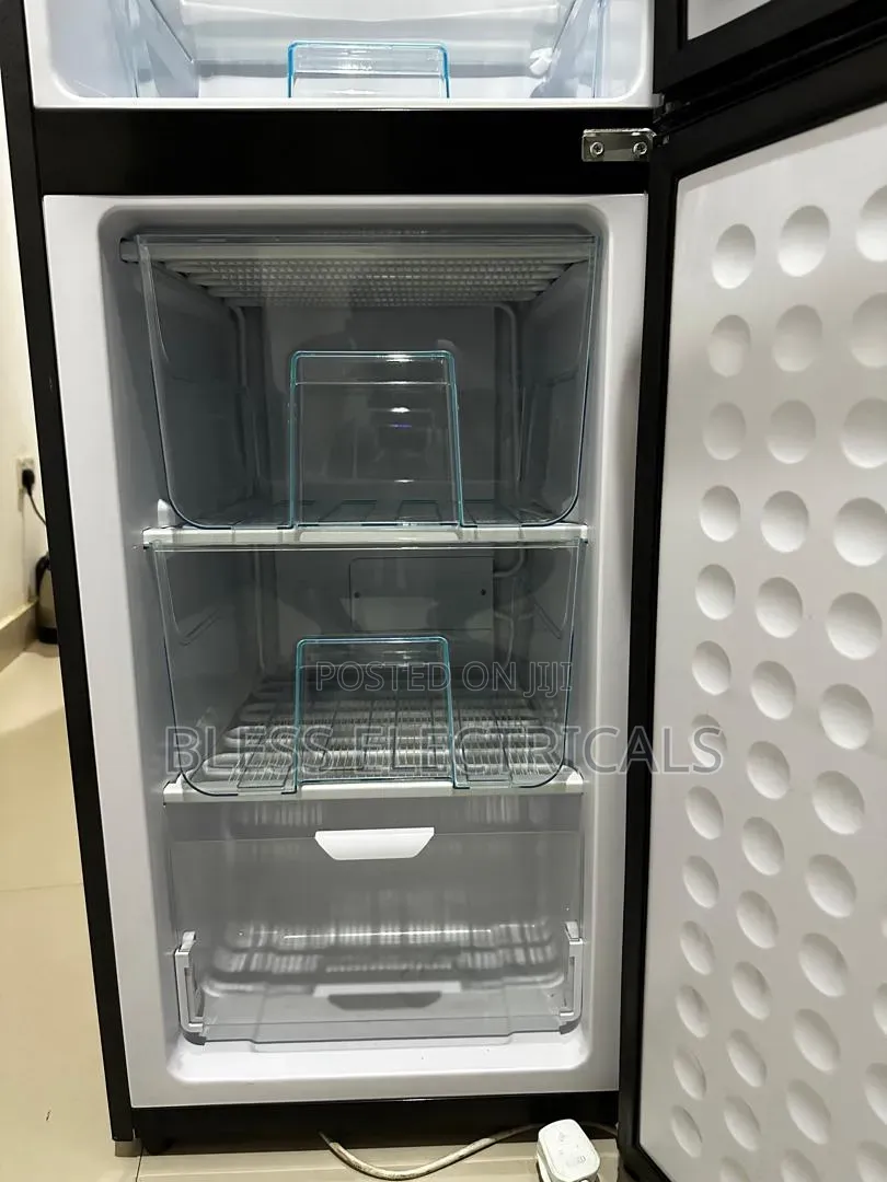 Nasco Nasd2-24fl Double Door Fridge Bottom Freezer - 196 Litre Silver