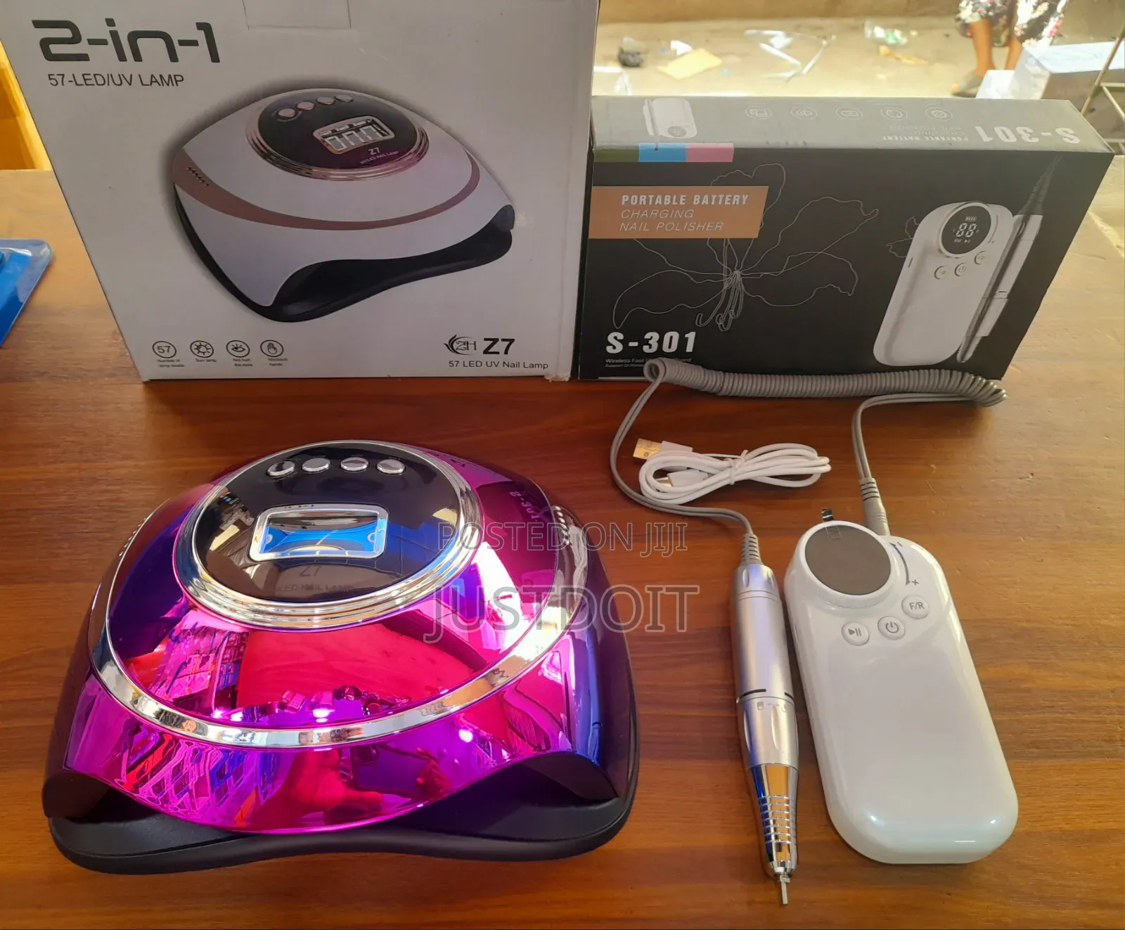2 in 1 Electric Nail Dryer + Nails Polisher