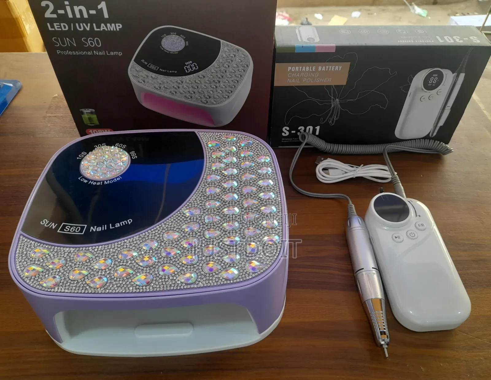 2 in 1 S60 Uv Lamp + Nail Drill / Nail Polish
