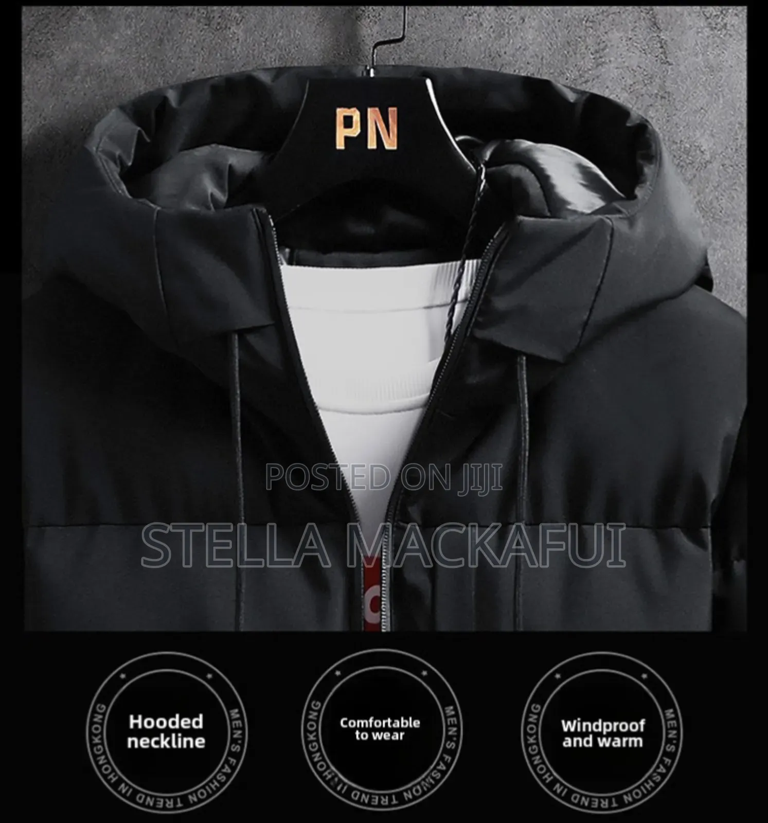 Jackets in Sizes M and L Only