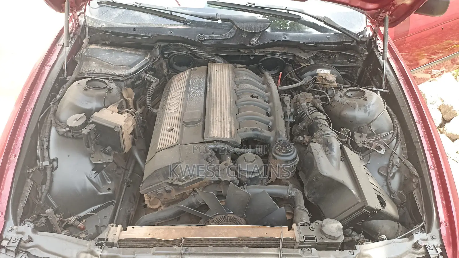 BMW 523i 1996 Red