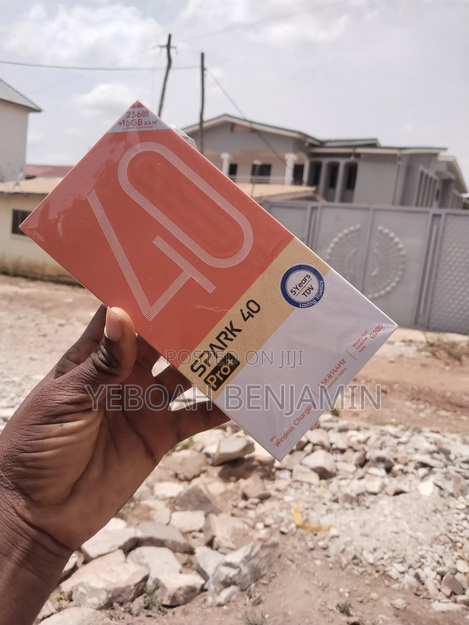 New Tecno Spark 40 Pro+ 256 GB Black
