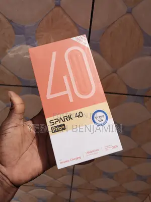 New Tecno Spark 40 Pro+ 256 GB Black