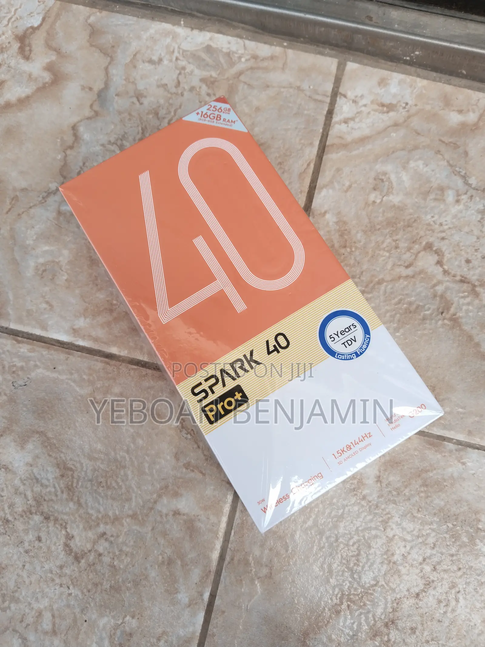New Tecno Spark 40 Pro+ 256 GB Black