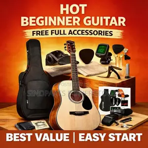 Kepma Full Size Acoustic Guitar Cutaway With Padded Gig Bag