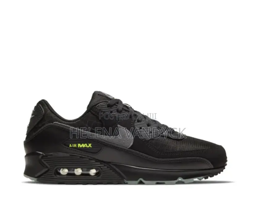 Nike Air Max 90 in a Black and Volt Colorway for sale - Helena Vandyck ...