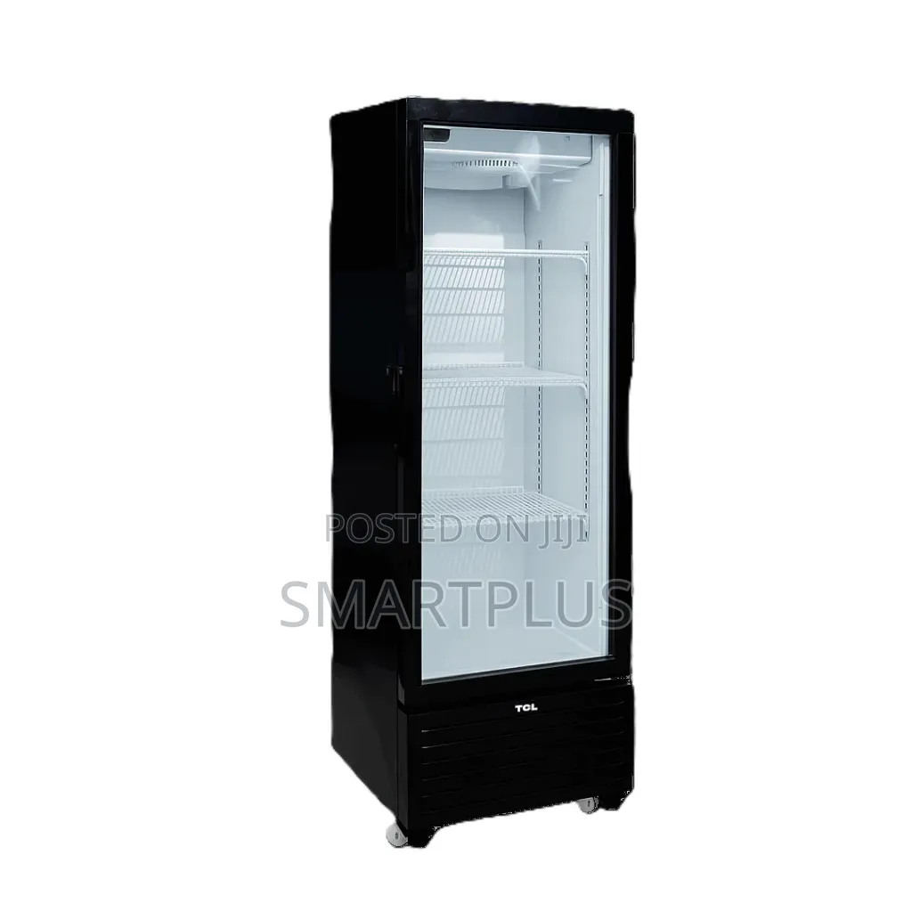 Tempered Glass Door TCL a 225-Liter Single-Door Display Refrigerator .