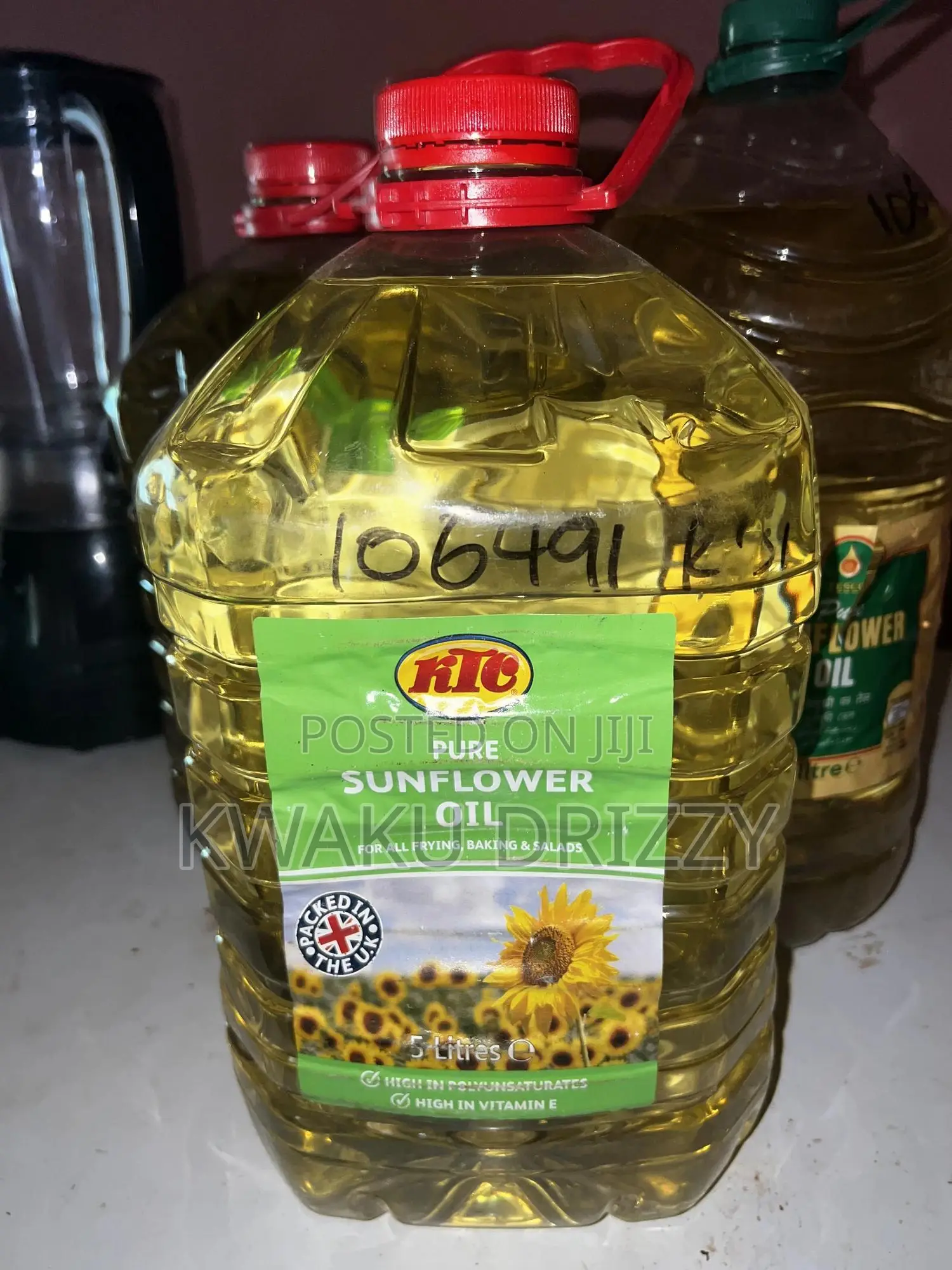 Sunflower Oil Vegetable Oil 5 Liter