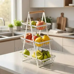 3 Steps Fruits And Vegetables Racks