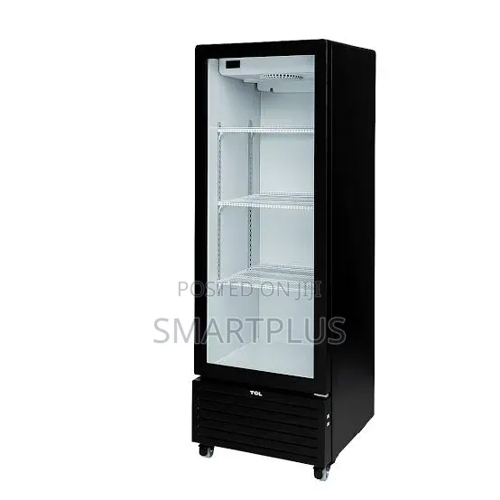 Transparent Glass Door Tcl 325l Single Door Showcase Display Fridge.