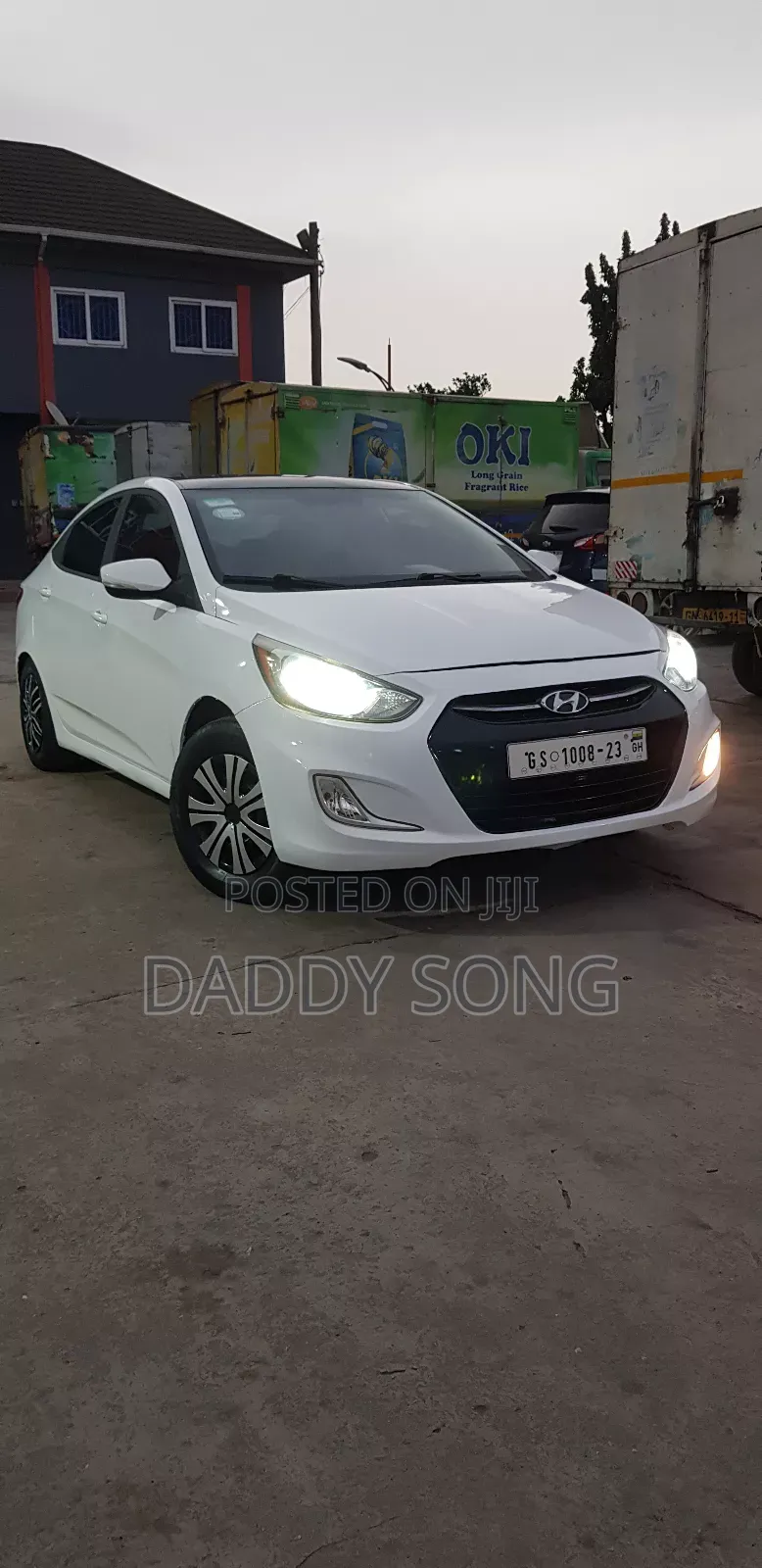 Hyundai Accent GLS 4dr Sedan (1.6L 4cyl 6A) 2014 White