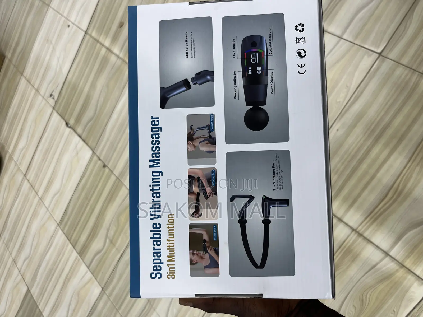 Separable Vibrating Massager 3in1 Multifuntion