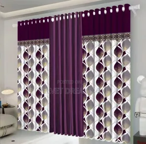 3-in-1 Curtains Voile, Design Sunblock
