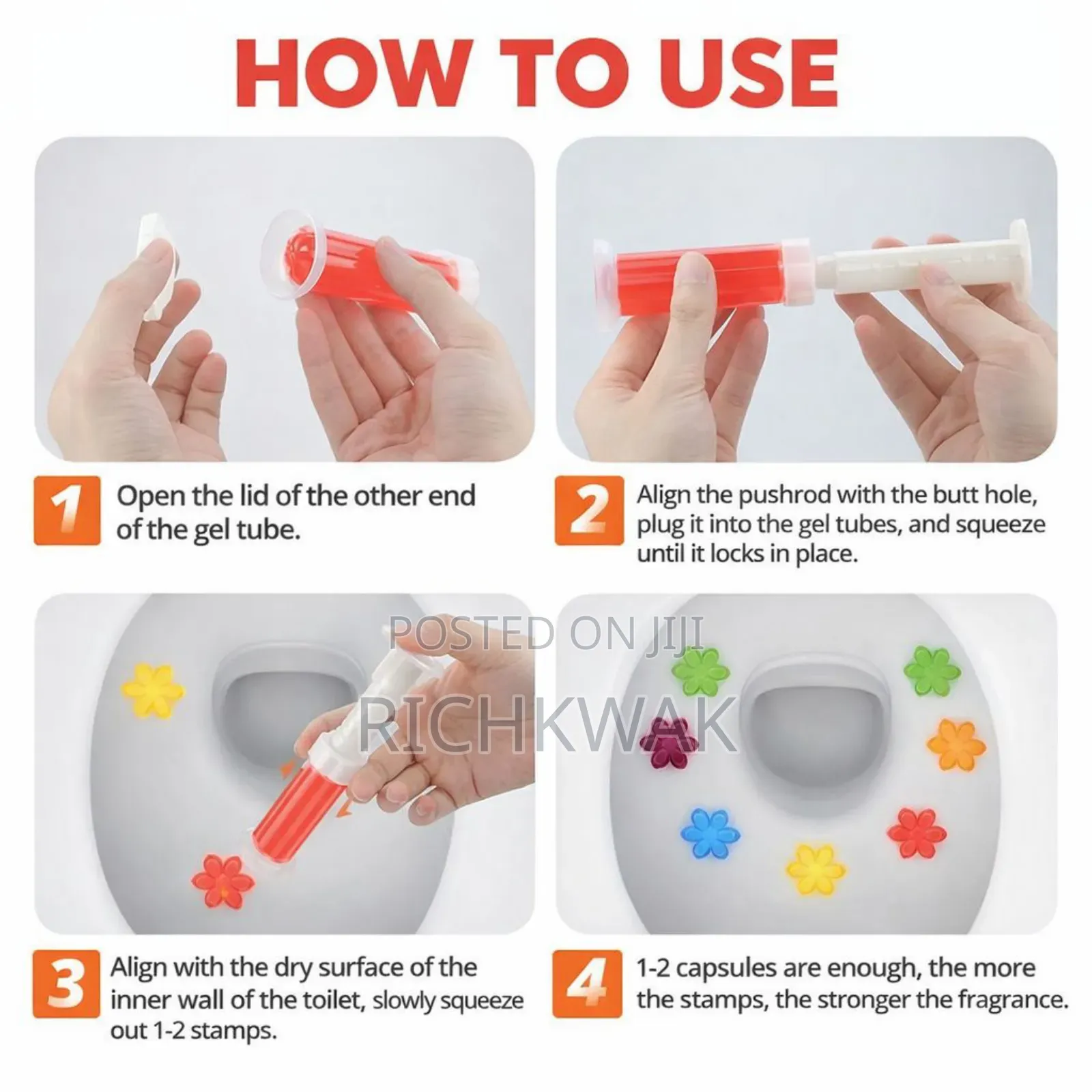 Toilet Gel That Sticks to the Sink and Smells Good
