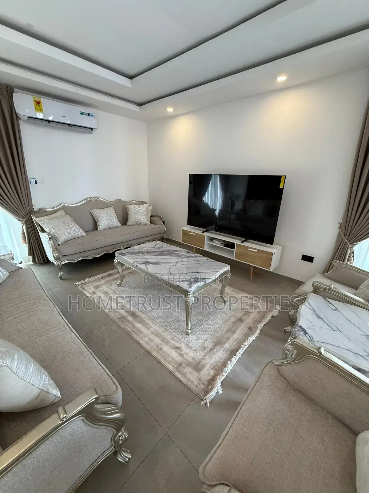 Furnished 3bdrm Duplex in East Legon, American House for rent