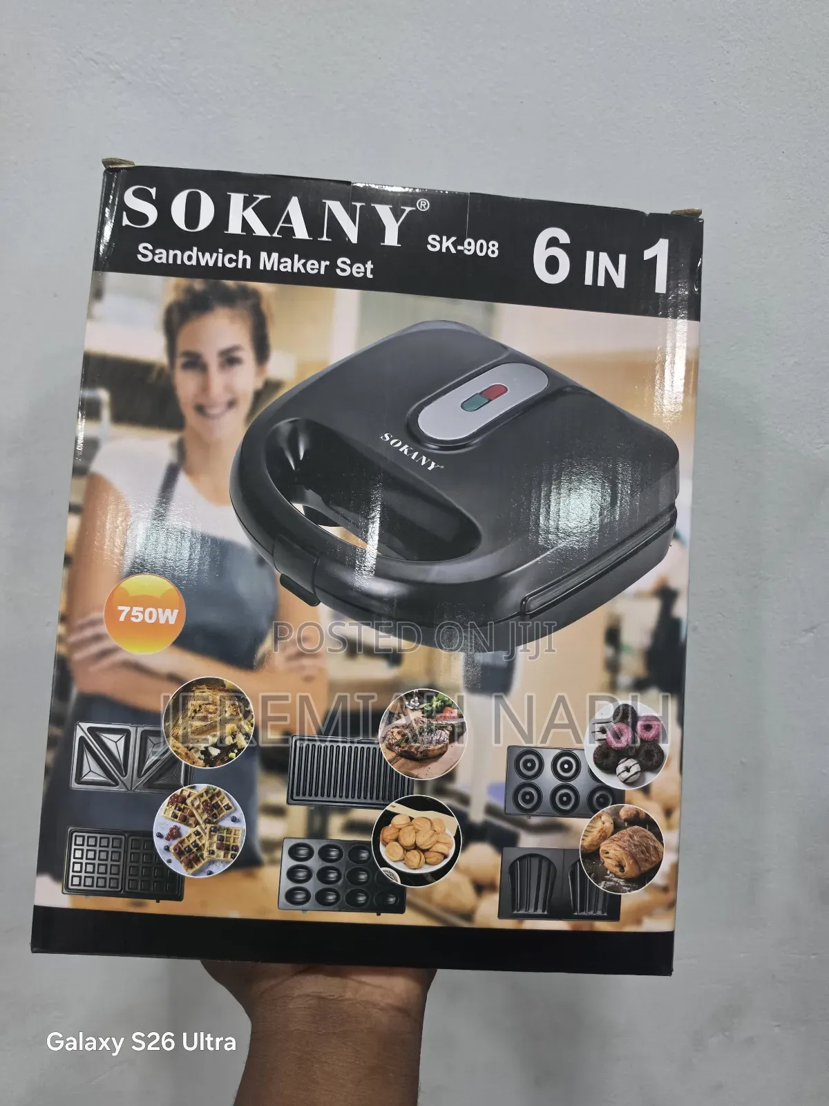 Sokany 6 in 1 Sandwich Maker