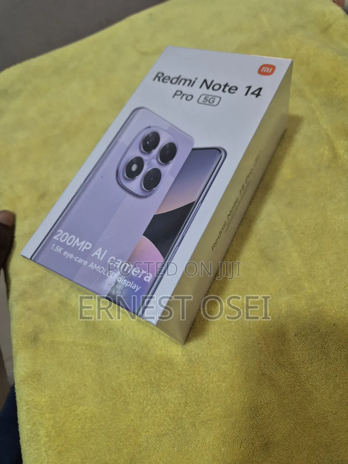 New Xiaomi Redmi Note 14 Pro 5G 512 GB Black for sale - Price: GH ...