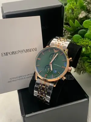 Emporio Armani Stainless Steel Chronograph Watch