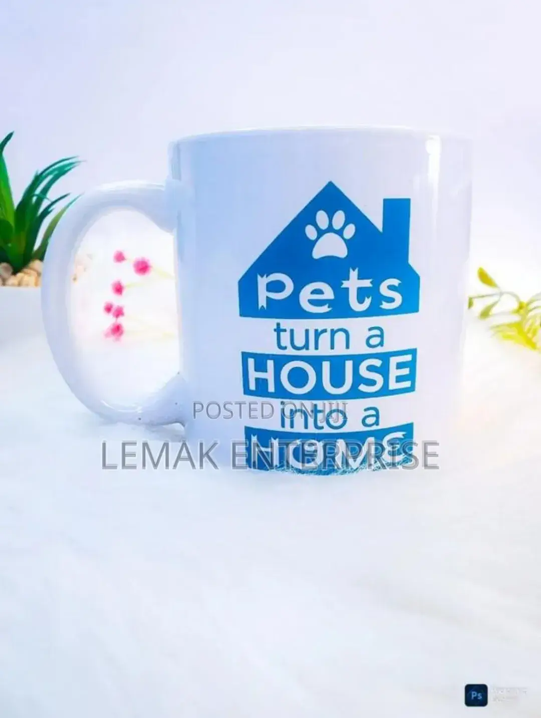 Ceramic Mug Cup 2 Piece