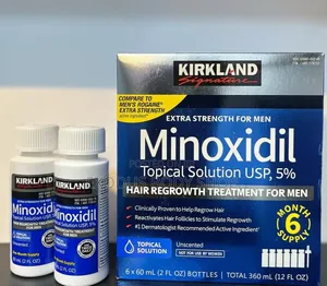 Kirkland Minoxidil 5% 6 Months Supply for Beard Baldness Treatment