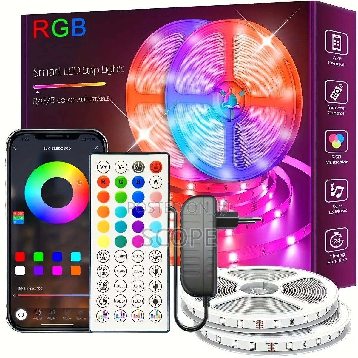 20 Metres Smart Led RGB Strip Lights
