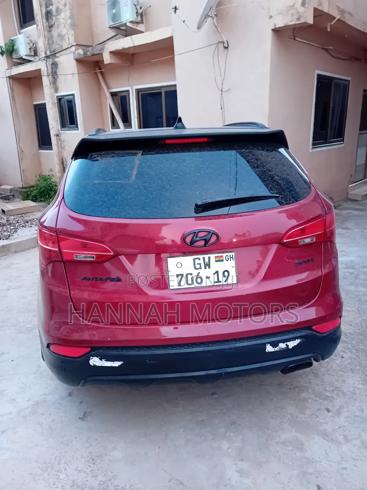 Hyundai Santa Fe 2014 Red