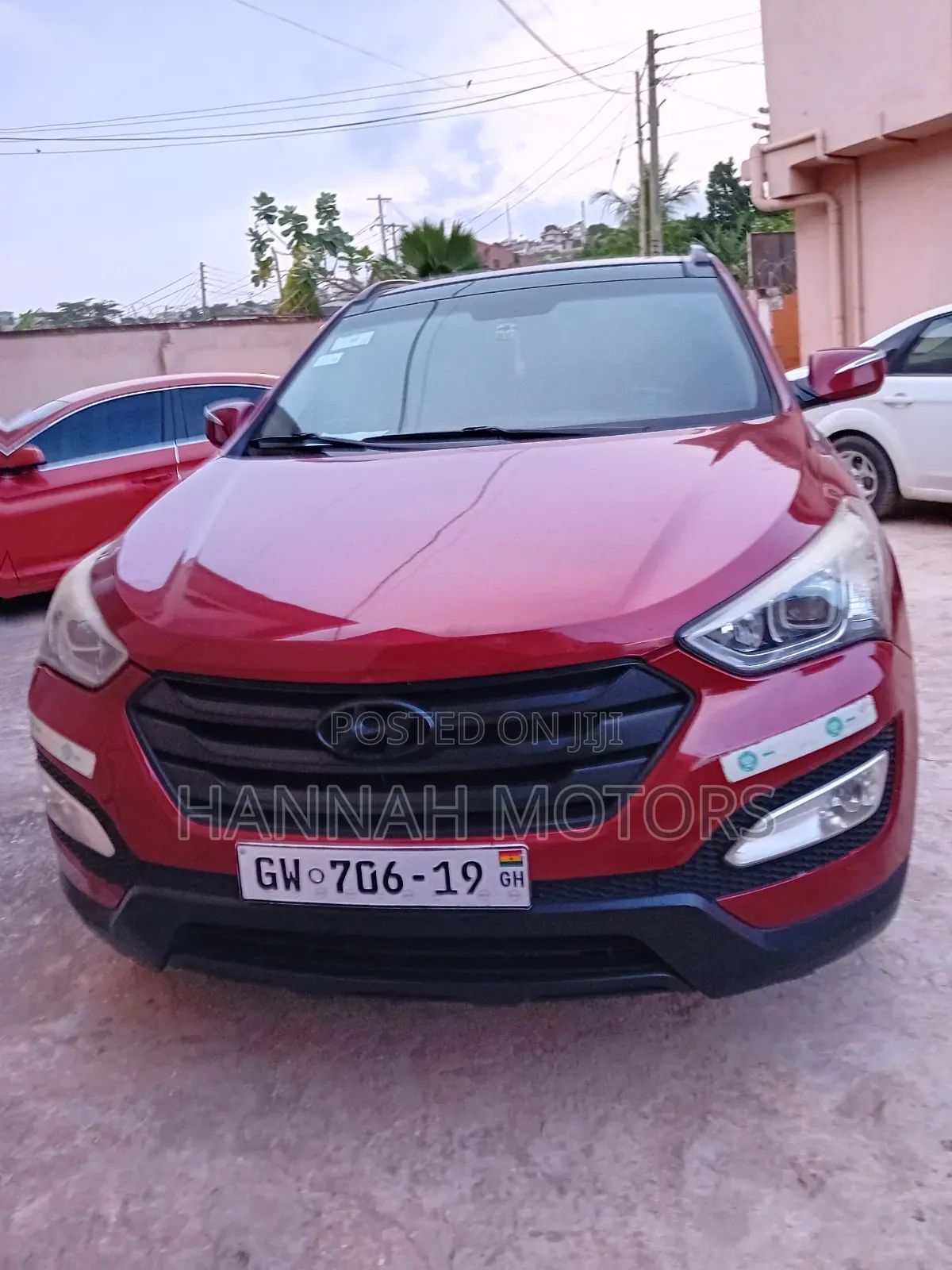 Hyundai Santa Fe 2014 Red