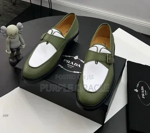 Prada Luxury Leather Loafers for Men.