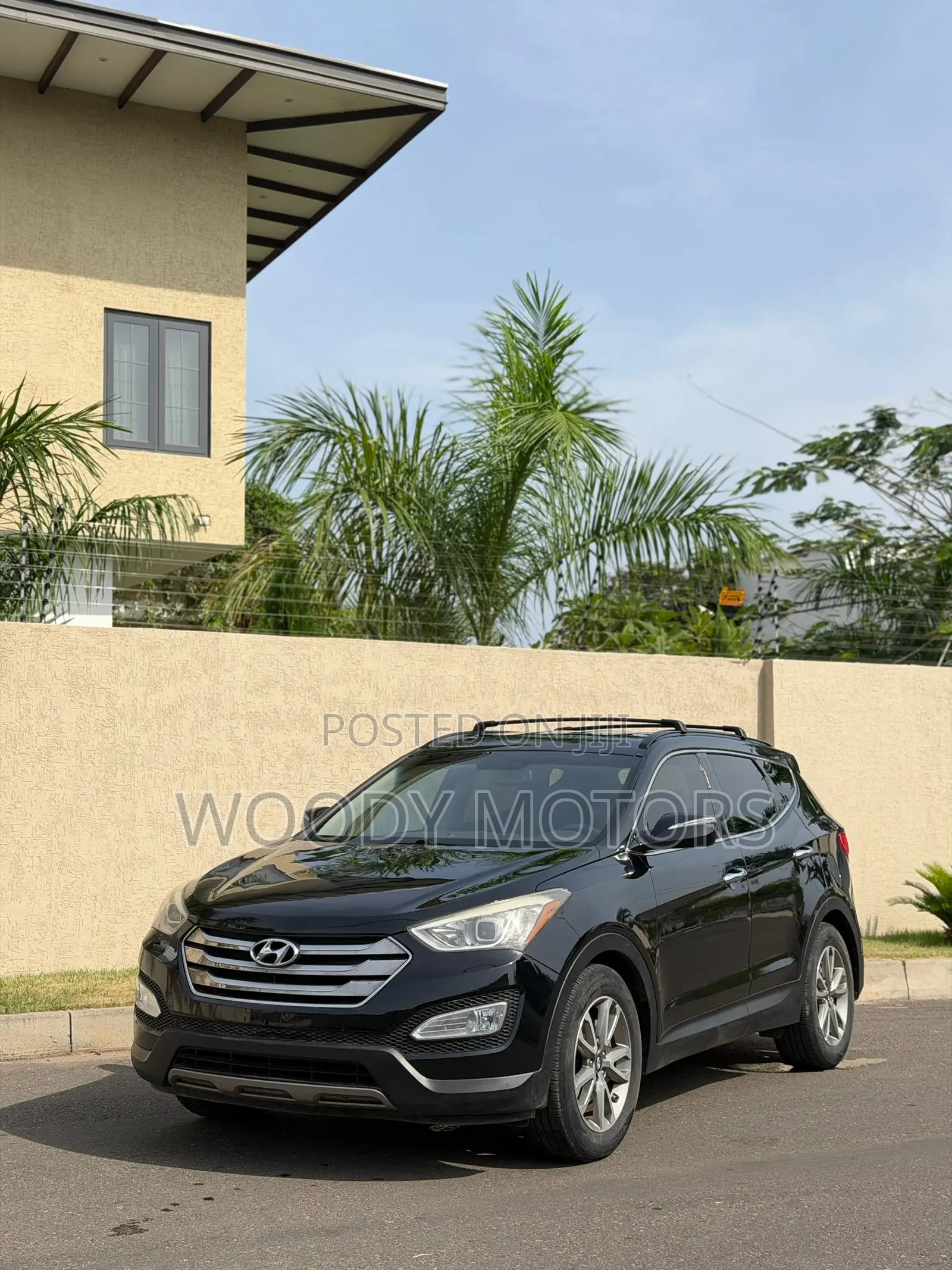 Hyundai Santa Fe SE AWD 2016 Black