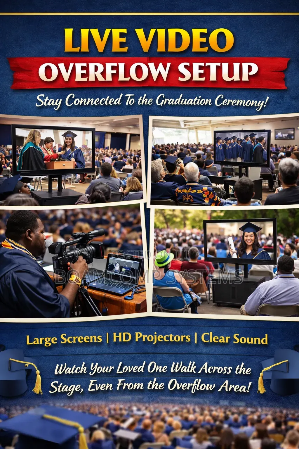 Live Event Streaming and Overflow Service