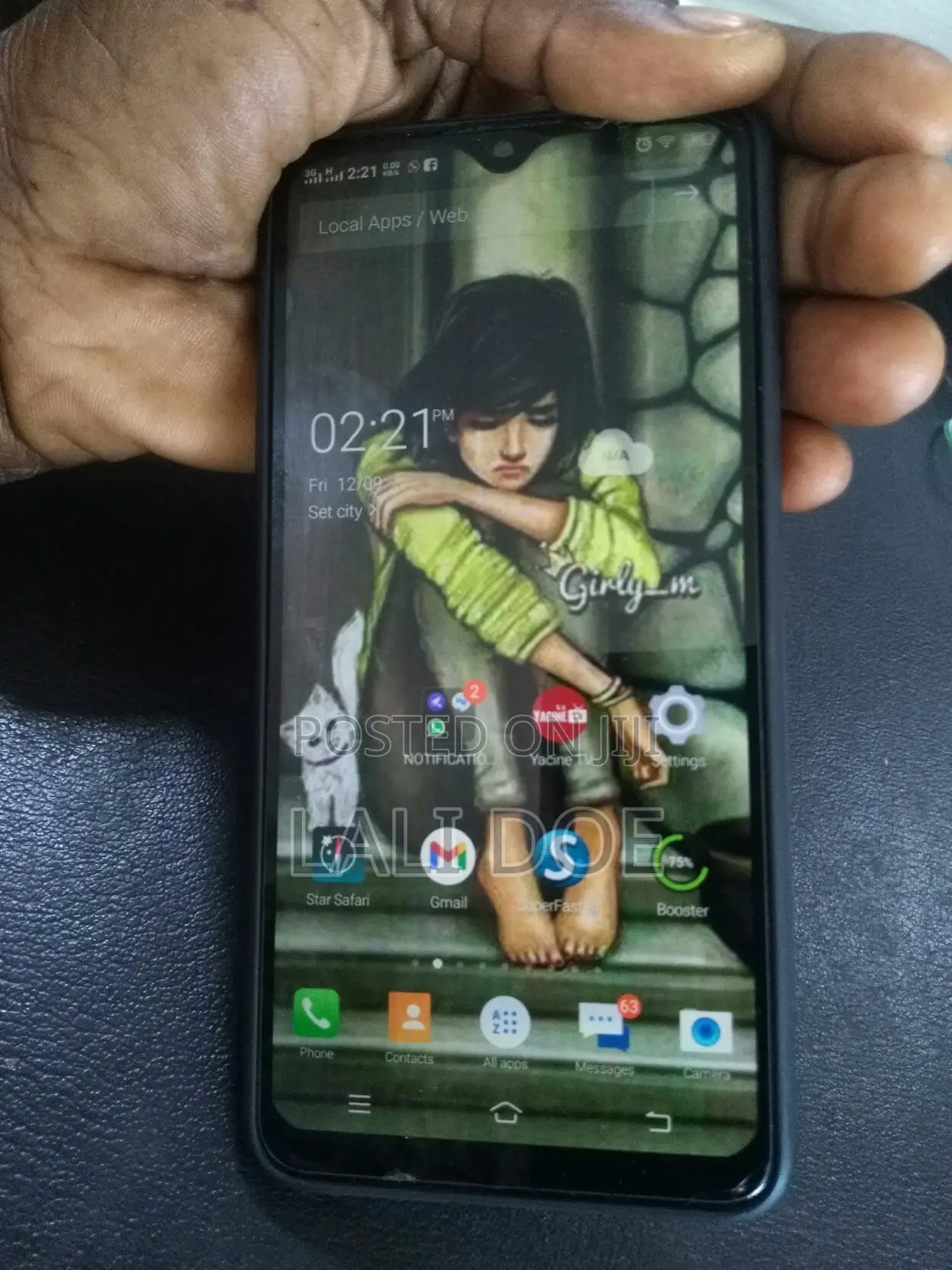 New Vivo Y93 Standard Edition 64 GB Black
