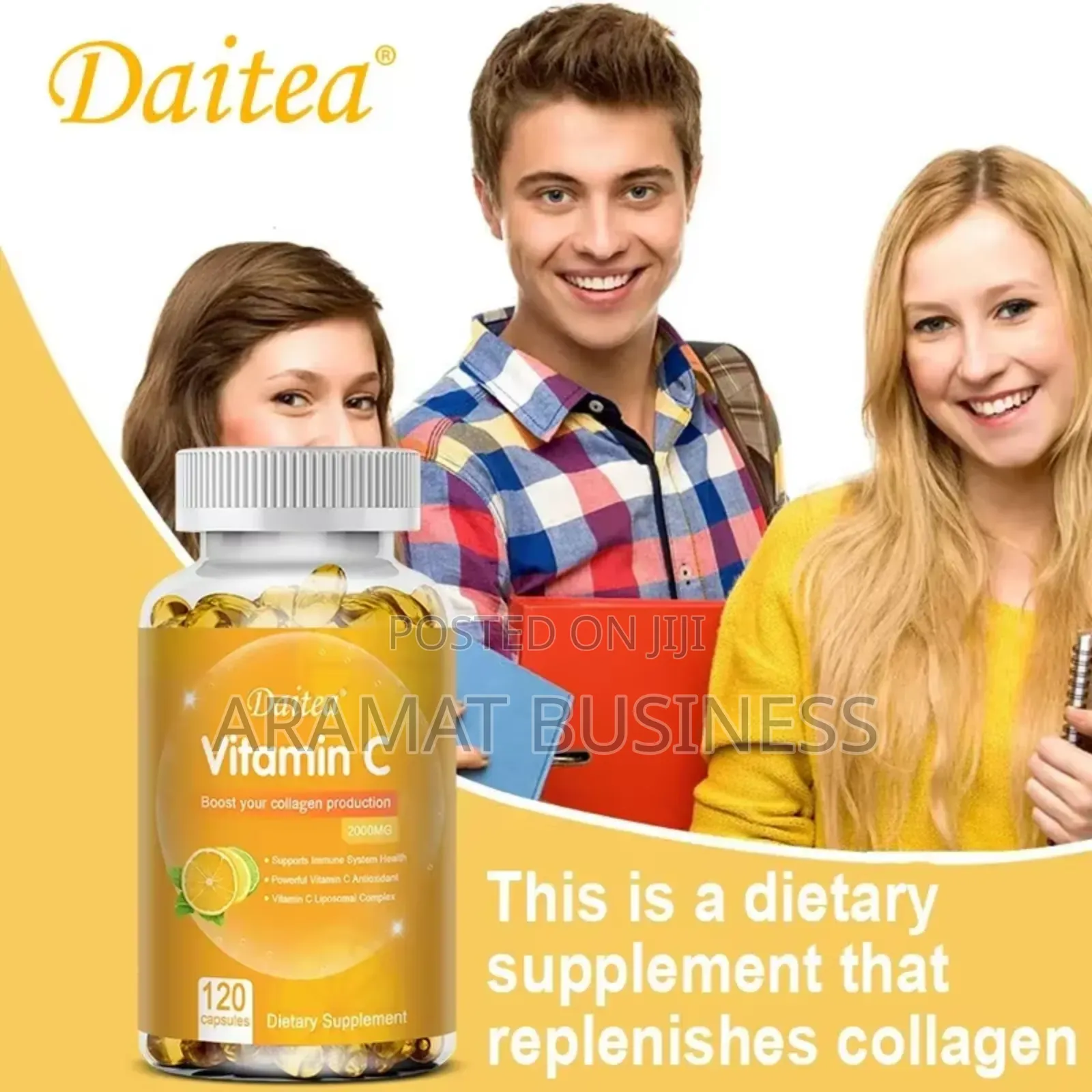 Daitea Vitamin C - 120 Capsules