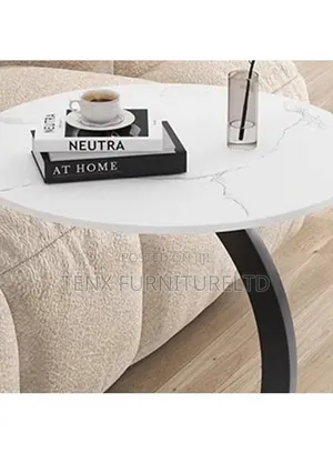 Side Table (2 Tier White and Black)Color