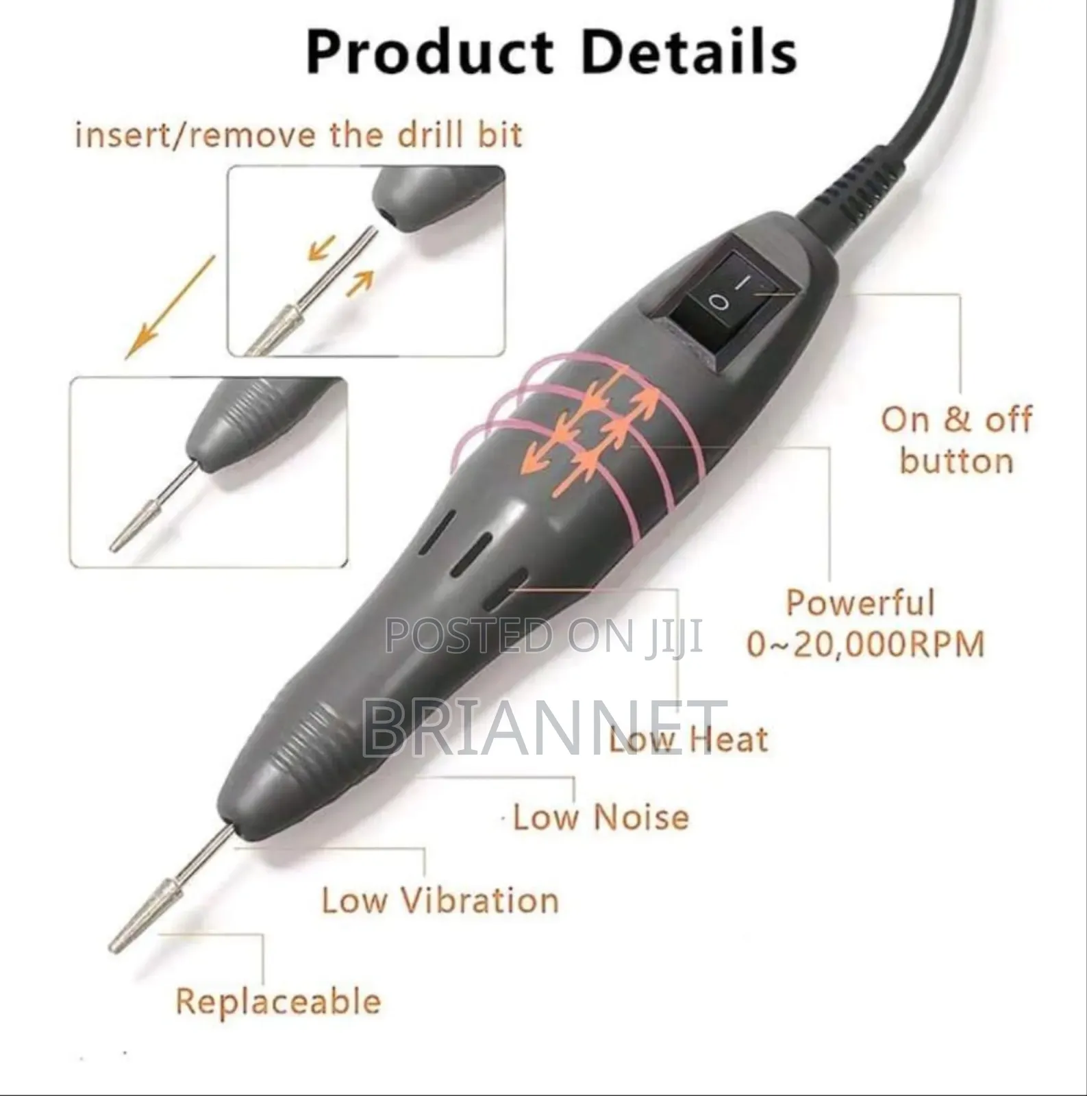 Multi Functional and High Efficiency Nail Drill Machine