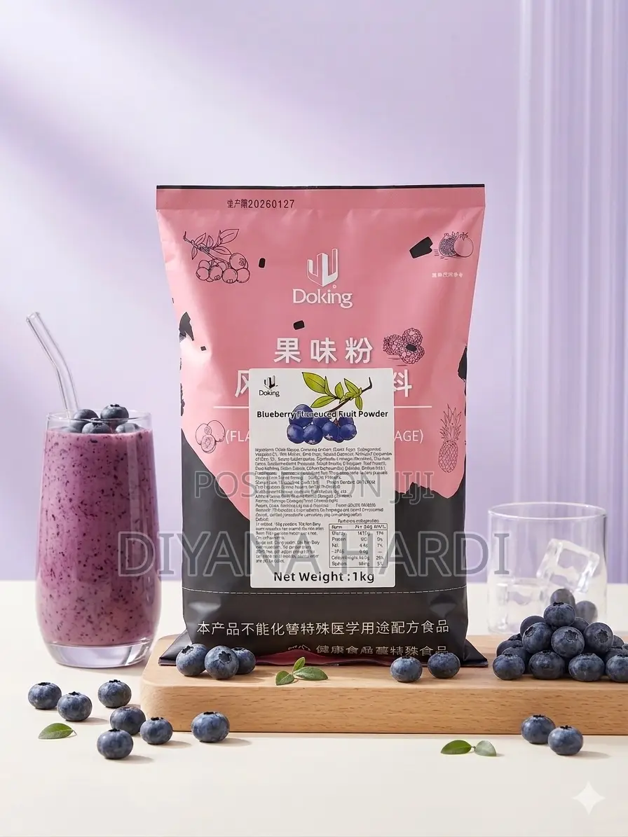 Premium Blueberry Powder for Smoothies, Teas and Drinks