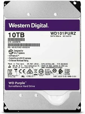 Wd Purple 10tb Surveillance Hard Disk Drive - 5400 RPM Class