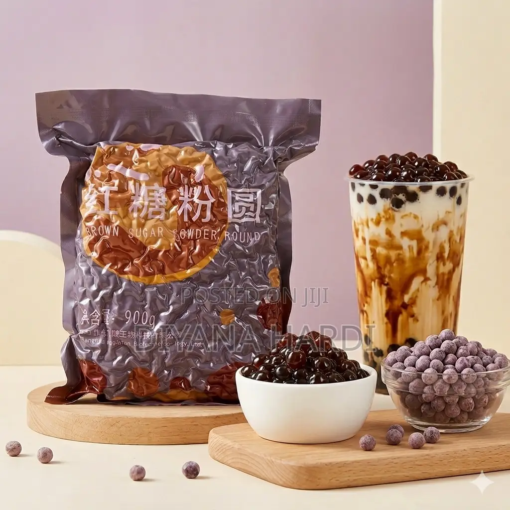 Premium Tapioca Pearls (900g) – Perfect Chewy Texture for Boba