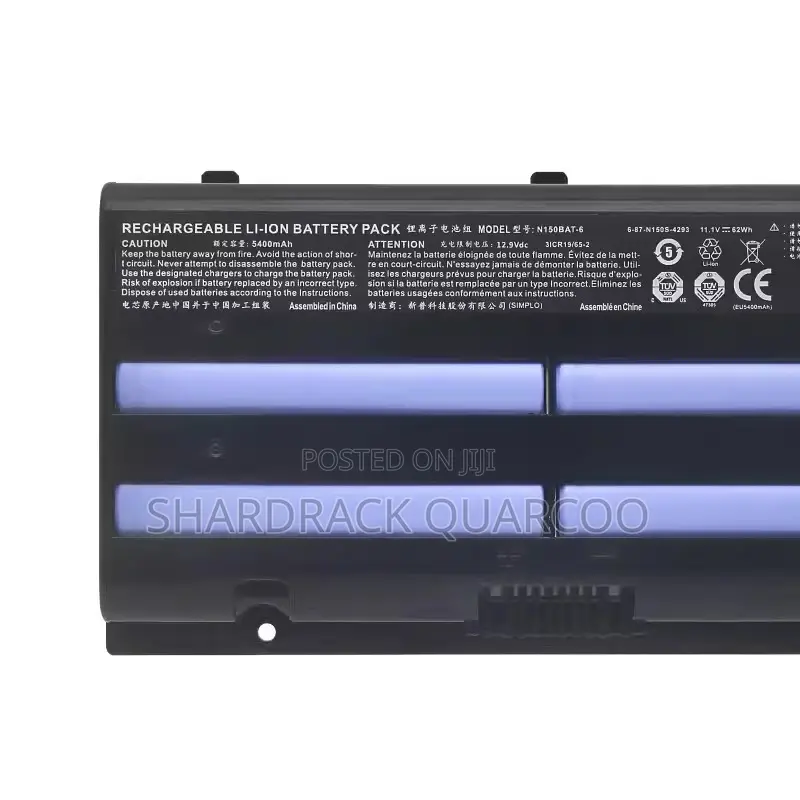 N150bat-6 Laptop Battery for Clevo N150sd N155sd Np7170 Thunderobot
