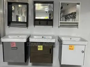 Bathroom Cabinet With Mirror and Hand Wash Basin Only