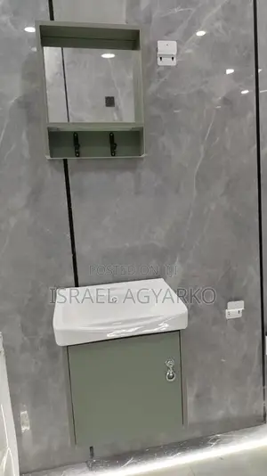 Bathroom Cabinet With Mirror and Hand Wash Basin Only