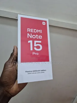 New Xiaomi Redmi Note 15 Pro 256 GB Black