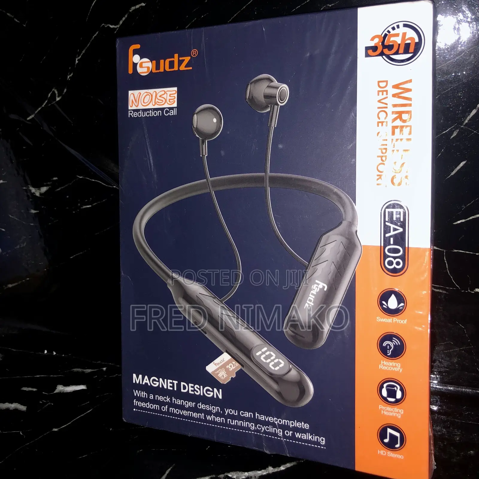 Bluetooth Neckband Headphones With Noise Reduction and Call Clarity