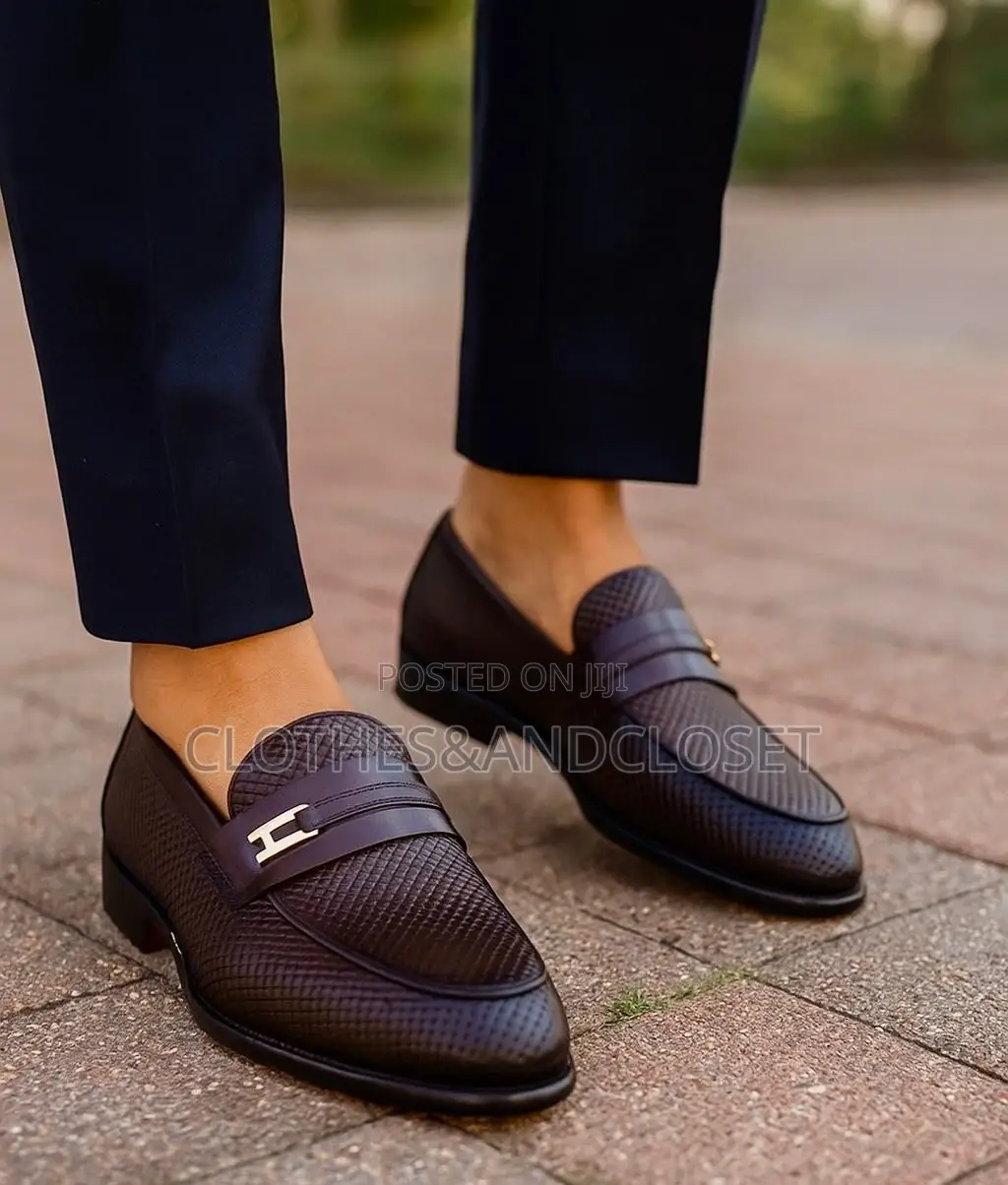 Hermès Paris Woven Loafers