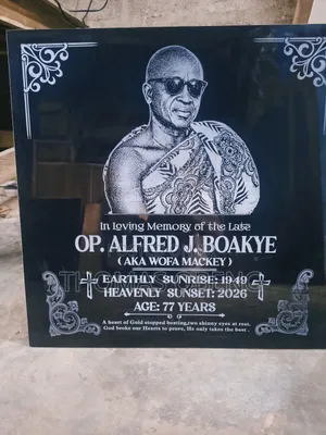 Head Stone Plaque