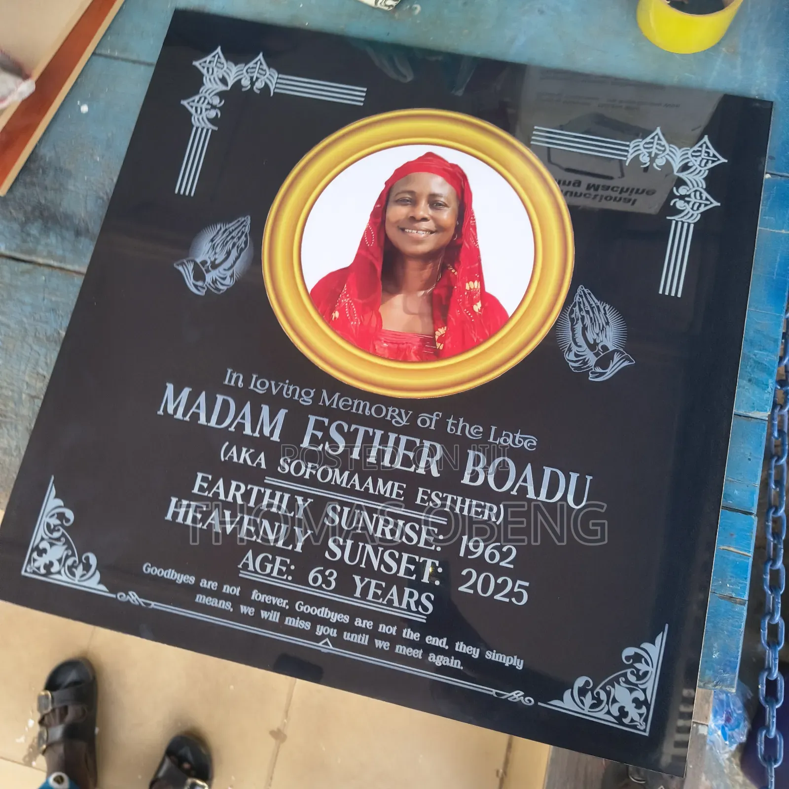 Head Stone Plaque